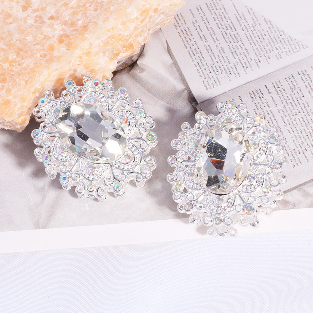 Wholesale 3pcs/pack Retro alloy heavy-duty beads straight hole DIY beading